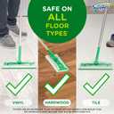 Swiffer Sweep + Mop, Wet Pads Refill, Floor Cleaner for Dirt, Dust, Hair, Cleaning Cloths for Mopping Home, Bathroom, Kitchen, All Purpose Multi-Surface Floor Wipes, Fresh, 24ct