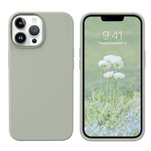 BENTOBEN for iPhone 13 Pro Case, Soft Silicone Gel Rubber Bumper Microfiber Lining Hard Back Shockproof Protective Phone Cover for iPhone 13 Pro 6.1", Copper Green