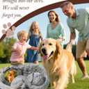 MoDinity Dog Memorial Gift, Angel Memorial Dog Statue with Photo Frame, Forever My Guardian Angel Garden Solar Light Dogs for Pet Memorial Stone