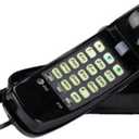 AT&T 210 Basic Trimline Corded Phone, No AC Power Required, Wall-Mountable, Black