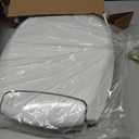 Bemis Radiance Heated Night Light Toilet Seat, Slow Close Adjustable Fit Long Lasting Plastic Seat, Round, White