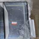 TETOTE Black Lighted Medicine Cabinet Mirror for Bathroom 36 x 30 Led Medicine Cabinet Recessed or Wall Mounted with 2 Door, Tempered Glass, 2 Outlets, 3-Color Dimming, Anti-Fog, Adjustable Shelf