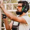 Digital AM FM Radio Headphones, Hearing Protection Earmuff for Adult, 30dB SNR for Mowing, Construction, Chainsaw