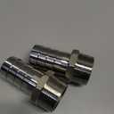 2PCS Stainless Steel 1-1/4" to 1-1/4" NPT Male Threaded Hose Barb Fittings, 1-1/4in to 1-1/4in NPT Hose Barb Connectors for Water Air Gas Pipes
