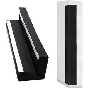 ROYALAY Wall Corner Guard, Heavy Duty Corner Protectors for Safety, Foam Basketball Court, Waterproof 2 Sides Corner Pad for Gyms, Basketball Court, Playrooms, Garages, Black