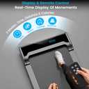 Walking Pad Treadmill for Home - Under Desk Walk Pads with Remote Control Mini Running Portable Electric Machine Adjustable Slim Compact with 0.6-4.0MPH Max up 220 Lbs Modes for Office Small Spaces