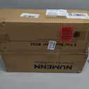 NUMENN Narrow Bookshelf, 5 Tier Bookshelves, Home Office Bookcase Shelf Storage Organizer, Free Standing Storage Shelving Unit for Bedroom, Living Room and Home Office, Vintage