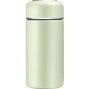 Mini 7 oz Stainless Steel Insulated Vacuum Water Bottle, Cute Small Thermoses, Flask, Leak Proof,Keeps Drink Cold and Hot - Green