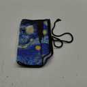 Funny live Paint Brush Holder Art Supplies, Artist Brush Holder & Storage Organizer Roll-Up Case Bag, Protect Acrylic Oil Watercolor Paintbrushes (Starry Night 20 Slot Pockets)