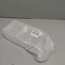 Mini Betta Fish Tank, Small Fish Bowl for Temporary Space, 0.2 Gallon Stackable Cube Tank with Betta Leaf and Gravels for Small Fish, Insect, Shrimp, Crab, Spider.(Pack-1)