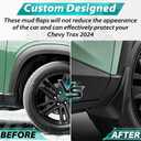 Mud Flaps Compatible with Chevrolet Trax 2026 2025 2024, Mud Guards 4pcs Fender Guards Compatible with Chevy Trax Accessories 2026 2025 2024 No Drill Splash Guards