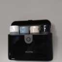 Travel Bottles with Case, 4x2oz TSA Approved, Leak-Proof, Press to Unlock, Compact & Portable Travel Toiletries (Black)