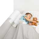 BANBALOO | Bed Bumper for Toddlers - Premium Model | XL Bed Barrier with Mattress Cover | Toddler Bed Bumper | Easy Setup and Quick Installation | Queen, King, Twin, Full-Size Bed | Foam and Cotton (Premium (60" with Cover))