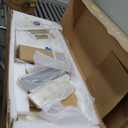 Tiny Land Play Kitchen for Kids, Toy Kitchen Set with Plenty of Play Features, New Modern Kids Wooden Play Kitchen Designed in Trendy Home Style with Curtains, Gift for Ages 3+ (Cream White)