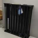 Regalo Safety 192" Super Wide Baby Gate & Play Yard, 2-in-1 Convertible Extra Wide Safety Barrier, Hardware Mounted for Toddlers & Pets, Tested & Safe for 30 Years, American Designed & Owned, Black