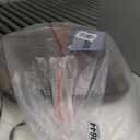 Accessories D-Shaped Chair Cushions, 2" Thick Dining Chair Pads with Ties and Removable, Machine-Washable Cover, 17" x 16", Set of 4, Red Checkered