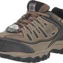 Skechers Men's Cankton Steel Toe Construction Shoe  Electrical Hazard Rated, Memory Foam, Pebble/Black, 13