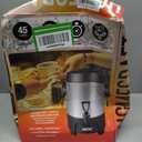 Homecraft 45-Cup Coffee & Hot Beverage Urn - Quick Brewing, Drip-Free Spout, Water Level Markings, Reusable Filter, & Carry Handles - Aluminum