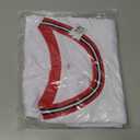 YWIES Plain Basketball Jersey, Blank Team Uniform, Hip Hop Hipster Short Sleeveless Active Shirts (Large, White-red)