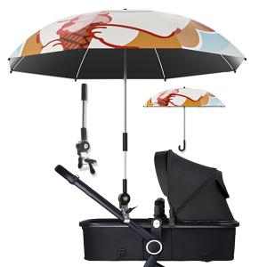Children's Umbrella Baby Umbrella Sstroller,Ultimate Protection for Your Toddler with Our Baby Umbrella Stroller Clip-on Umbrella, Stroller Sun Shade
