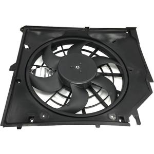 PartsFlow Radiator Cooling Fan Assembly For 1999 2000 2001 2002 2003 2004 2005 BMW E46 325i 328i 330i 17117510617