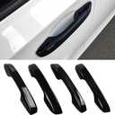 No Adhesive Snap-on Car Door Handle Cover Protector for Honda 11th Gen Civic 2022 2023 2024 2025 2026, Accord CR-V HR-V 2023 2024 2025 2026, Acura Integra 2023~2025 Accessories (1. Glossy Black)