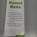 HOPELF 25PCS Bamboo Dowel Rods - 1/2 x 12 Inch - Wooden Sticks for Crafts, DIY Projects