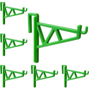 6 Pack Bee Frame Holder Beehive Inspection Bracket Bee Hive Frame Grip for Beekeeper Frame Perch Beekeeping Beehive Frame Perch Beehive Stand for Honey Harvesting & Inspection(Green)