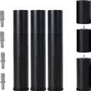 Adjustable Bed Legs Replacement for Adjustable Bed Base Frame, 4 Kind Threads Include,12 inch 3-in-1 Screw in Legs Set of 4