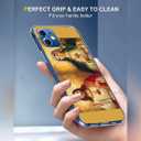 Phone Case Compatible with iPhone 14 Case Jesus and Virgin Mary Heart Religion Immaculate Catholic Silicone Shockproof Phone Cover