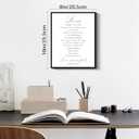 KUVIOKE Christian Framed Wall Art Patient Love is Kind 1 Corinthians 13:4-8 Positive Scripture Rustic Prints Office Home Ready to Hang 8x10in (Black Framed)