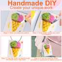 Magic 3D Foam Texture Painting Kit,Magic Puffy Paint,3D Drawing Canvas Sponge,DIY Bubble Drawing Pens Art Supplies,10Pcs Puffy Paint Paper(Rectangular)