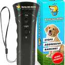 2 x Barks No More Dog Training Device & Bark Deterrent - Stop Barking Without Hurting Your Pet - Just Point & Press!