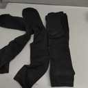 YMYDYFC Girls Knee High Socks Kids Toddler School Uniform Dress Sock Black_3pack Large（9-11Years）