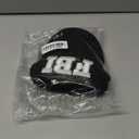 Police Hat, FBI Adjustable Baseball Cap with Cop Badge, Halloween Secret Service Costume Earpiece for Adult Men Women