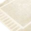 White Classic Luxury Bath Mat Floor Towel Set - Absorbent Cotton Hotel Spa Shower/Bathtub Mats [Not a Bathroom Rug] 22"x34" | 2 Pack | Ivory