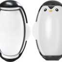 2PCS Penguins Reusable Lint Roller Ball, Portable Mini Lint Remover Cat Pet Hair Rollers Home Travel Size Sticky Cleaner Dog Hair Remover for Clothes Washable Gel