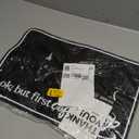 New Mungo Coffee Bar Mat  Ok But First Coffee  Spill-Proof PVC Coffee Station Mat, Non-Slip Countertop Protector 18"x12"