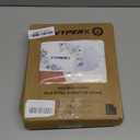 2 Pack Soft Muslin Baby Mini Crib Sheets, 100% Cotton Breathable Double Layer Fitted Sheets for Mini Crib and Pack N Play Mattresses 24x38 Inches, for Baby Girls and Boys (White & Brick)