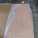 36 in. x 82 in. 6 Panel Hollow Core Oak Finished PVC Composite Interior Door Slab
