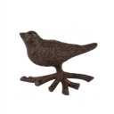 HD 5.6in Aluminium Bird On Branch Brown, 6pack