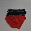 Evolve Men's Micro Sport 3 Pack No Show Briefs (Fiery Red/Progressing Stripe-alloy/Varsity Navy, Small)