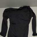 YMDUCH Women's Sexy Long Sleeve Off Shoulder Backless One Piece Bodysuit Top Black, S