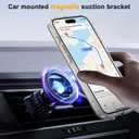 Designed For iPhone 16 Pro Max Case with Magnetic Invisible Stand [Military Drop Protection] [Compatible with MagSafe] [Great Grip Feeling] Shockproof Slim Waterproof Heavy Duty Clear Case 6.9",Clear