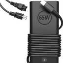 65W USB C AC Adapter Laptop Charger Compatible with Dell Latitude 3450 5520 7420 5420 5550 5450 5440 5430 5540 5530 7440 Inspiron 14 16 XPS 13 Chromebook 3100 Computer Type C Power Cord
