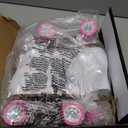 Chicago Rink Roller Skates for Girls & Boys  Durable Top Performance Indoor/Outdoor Use Skate Shoes with Padded Ankle Collar, Lace-Up & Velcro Strap  54mm Urethane Wheels, Semi-Precision Bearings (White)