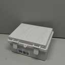 Zulkit Junction Box ABS Plastic Dustproof Waterproof IP65 Electrical Boxes Hinged Shell Outdoor Universal Project Enclosure 8.7 x 6.7 x 4.3 inch (220x170x110 mm)