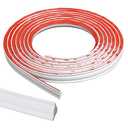 Flexible Trim Caulk Strip, 3/4 Inch Peel and Stick Trim for Molding, Floor, Tile Edge, Countertop, Backsplash, Ceiling, Wall Corner, Baseboard(10FT White)