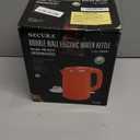 Secura Stainless Steel Double Wall Electric Kettle Water Heater for Tea Coffee w/Auto Shut-Off and Boil-Dry Protection, 1.0L (Orange) SWK-1001DO/HB-K012