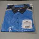 LULY YANG DSP Women's Active Polo - Long Sleeve (Blue, L)